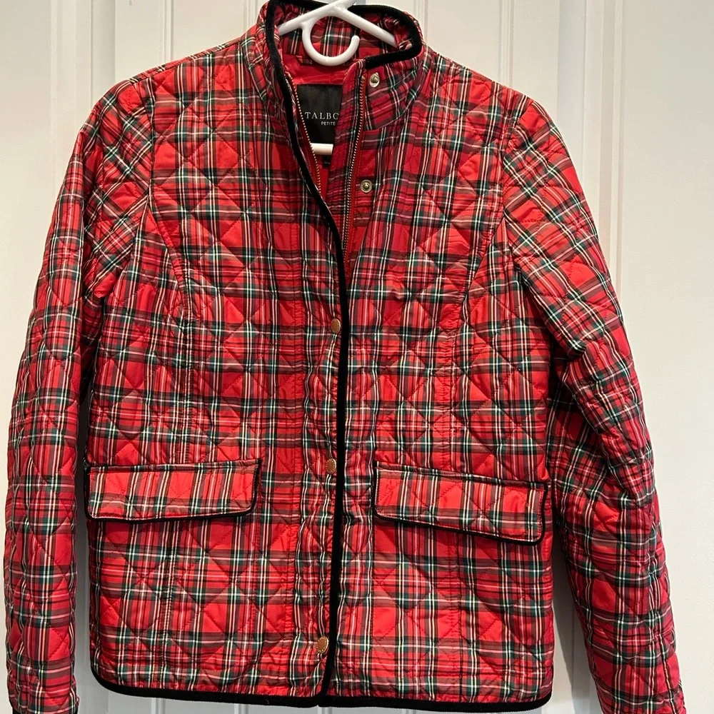 Talbots Tartan Plaid Quilted Jacket - Picture 4 of 5